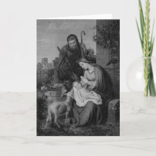 The Holy Family Christmas Greeting Card