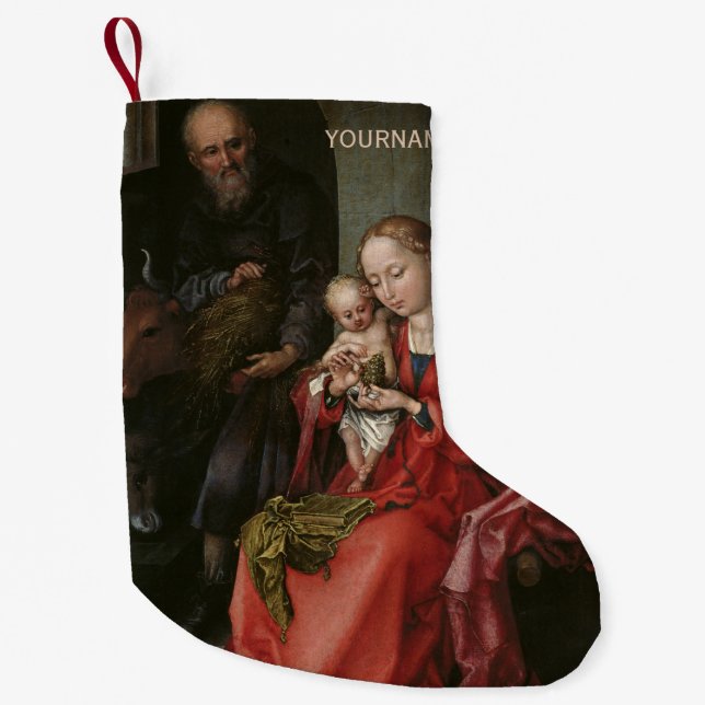 "The Holy Family"  custom Christmas stocking (Front)