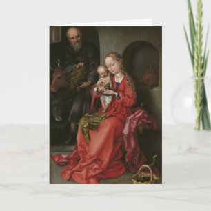 "The Holy Family" custom greeting card