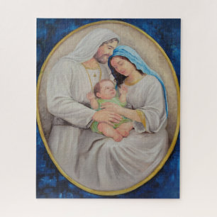 The Holy Family: Divine Love Portrait Jigsaw Puzzle