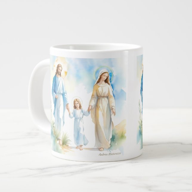 The Holy Family Large Coffee Mug (Front Left)