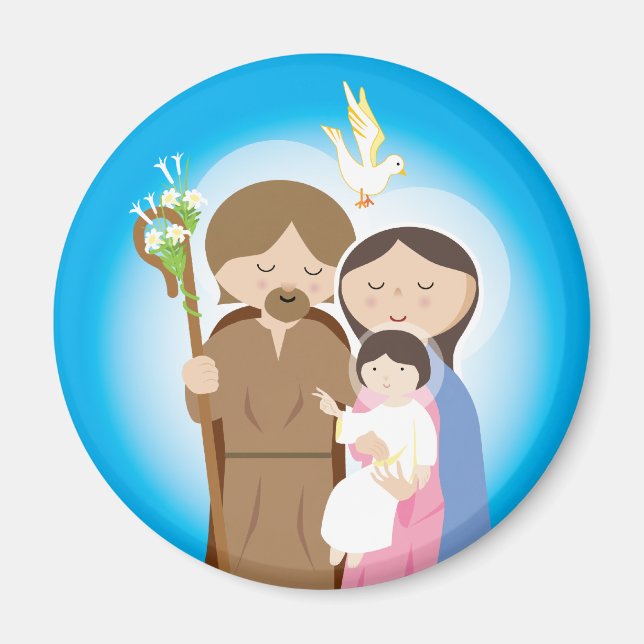 The Holy Family Magnet (Front)