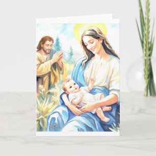 The Holy Family - Nativity Holiday Card