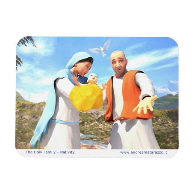 The Holy Family - Nativity   Magnet (Horizontal)