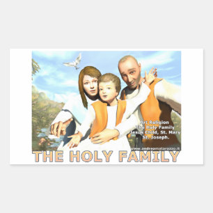 The Holy Family Rectangular Sticker