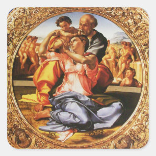 The Holy Family Square Sticker
