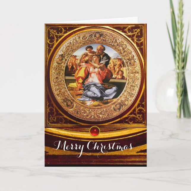 The Holy Family - The Doni Tondo Holiday Card (Front)