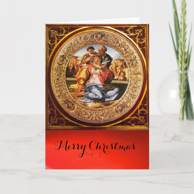 The Holy Family - The Doni Tondo Holiday Card (Front)