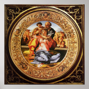 The Holy Family - The Doni Tondo Poster