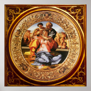 The Holy Family - The Doni Tondo Poster