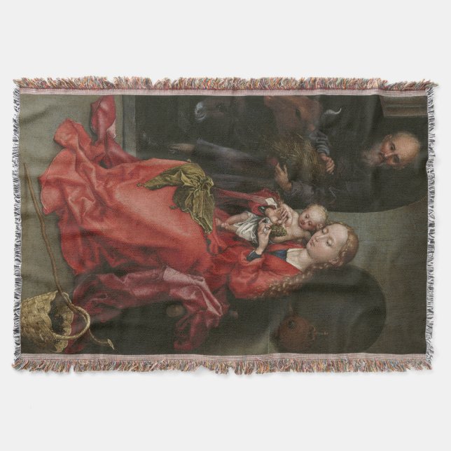 "The Holy Family" throw blanket (Front)