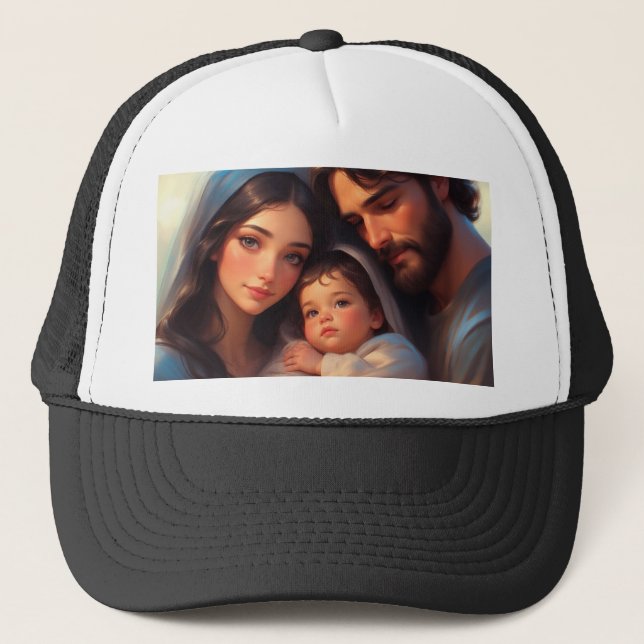 The Holy Family Trucker Hat (Front)