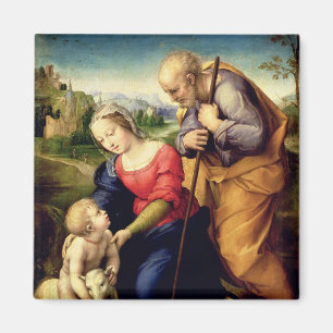 The Holy Family with a Lamb, 1507 Magnet