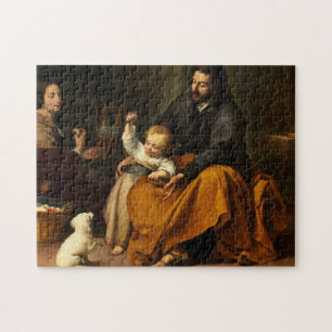 The Holy Family with a Little Bird by Murillo Jigsaw Puzzle