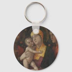 The Holy Family with Saint Mary Magdalene Key Ring