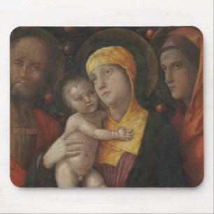 The Holy Family with Saint Mary Magdalene Mouse Mat
