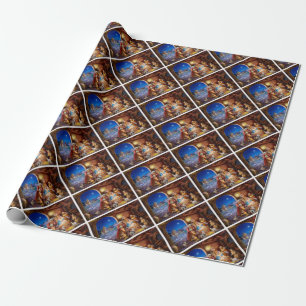 The holy family wrapping paper