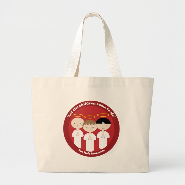 The Holy Innocents Large Tote Bag (Front)