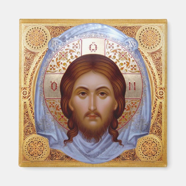 THE HOLY MANDYLION -- Icon Magnet (Front)