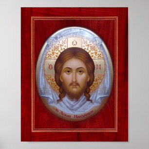 THE HOLY MANDYLION  Icon Poster