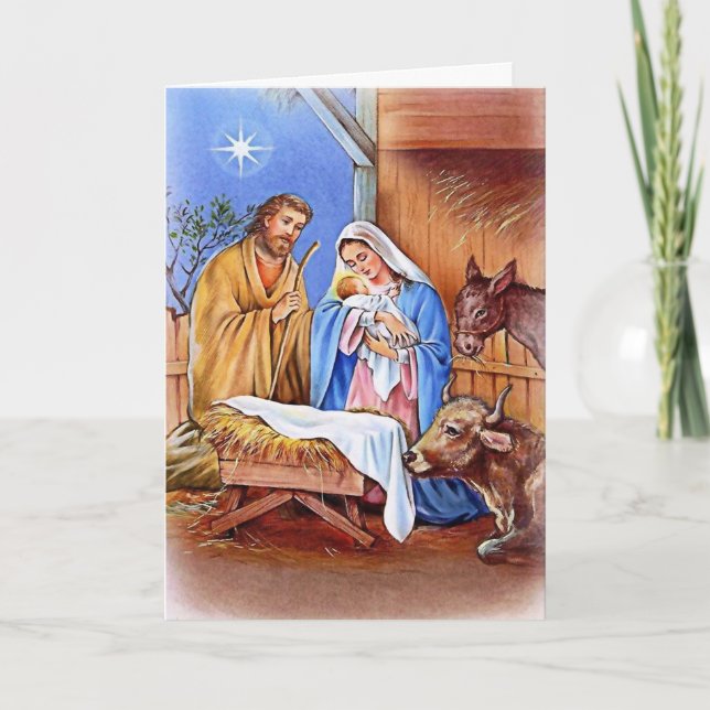 The Holy Night Holiday Card (Front)