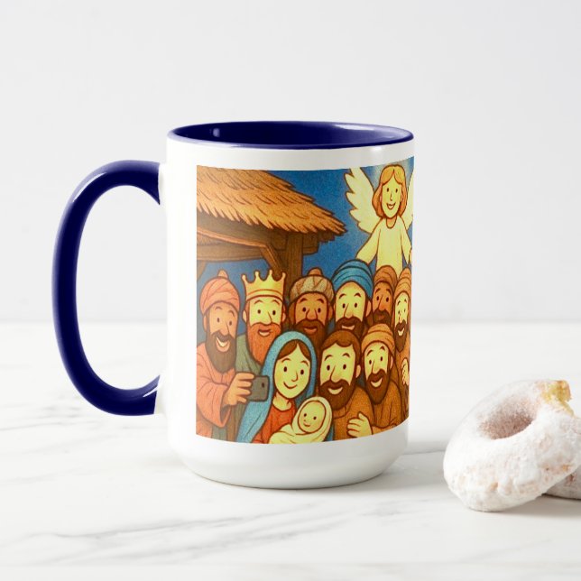 The Holy Night Limited Edition 15oz Xmas Mug 2025 (With Donut)