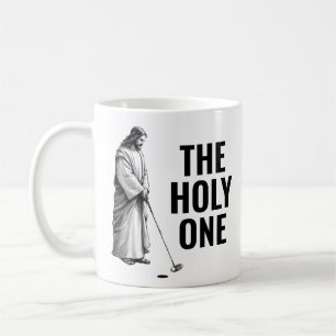 The Holy One - Golfing Jesus Coffee Mug
