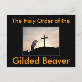 The Holy Order of the Gilded Beaver Postcards