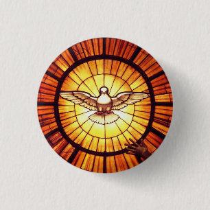 The Holy Spirit (Bernini) 3 Cm Round Badge
