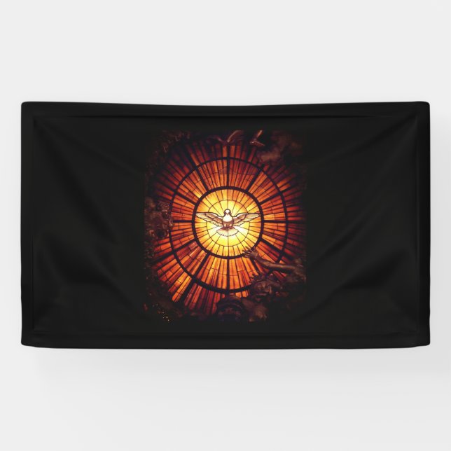 The Holy Spirit (Bernini) Banner (Horizontal)