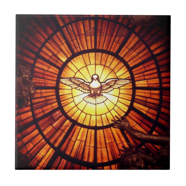 The Holy Spirit (Bernini) Tile (Front)