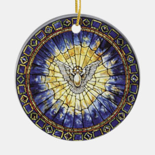 The Holy Spirit Ceramic Tree Decoration