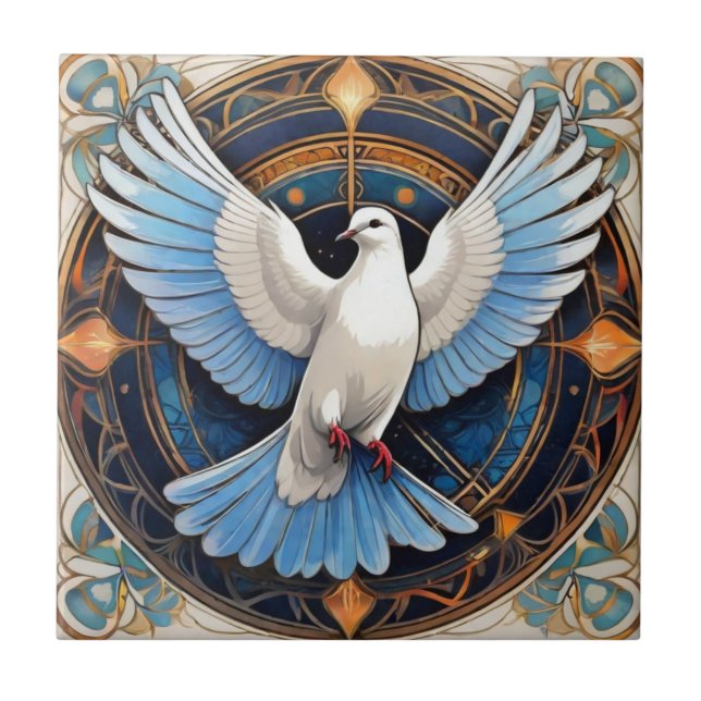 The Holy Spirit (dove) 2 Tile (Front)