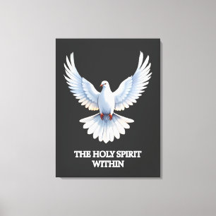 The Holy Spirit Within (dove) 1 Canvas Print