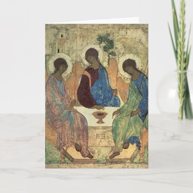 The Holy Trinity, 1420s Card (Front)