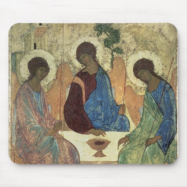 The Holy Trinity, 1420s Mouse Mat (Front)
