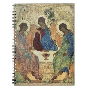 The Holy Trinity, 1420s (tempera on panel) Notebook