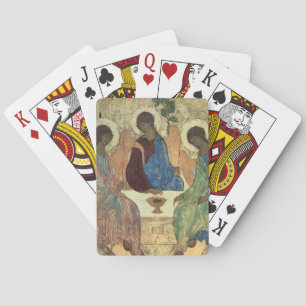 The Holy Trinity, 1420s (tempera on panel) Playing Cards