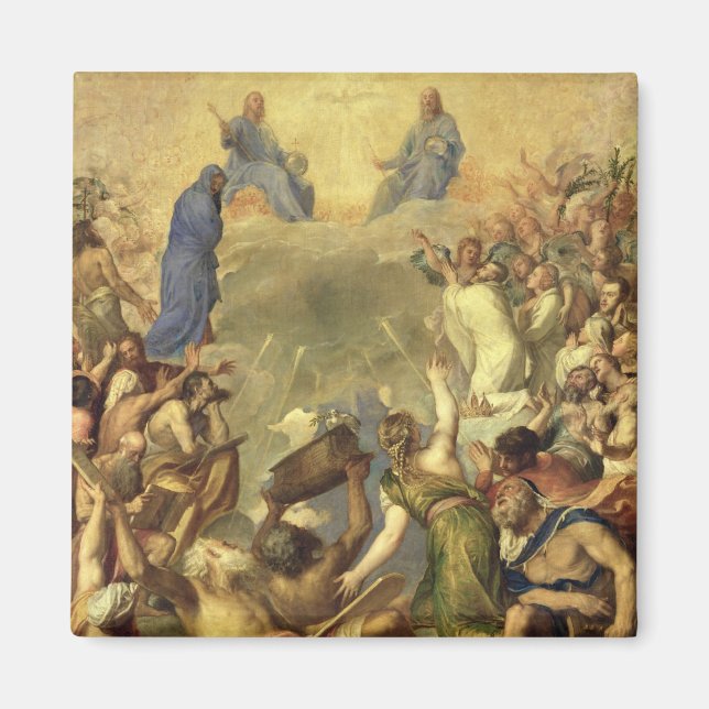 The Holy Trinity, 1553/54 (oil on canvas) Magnet (Front)