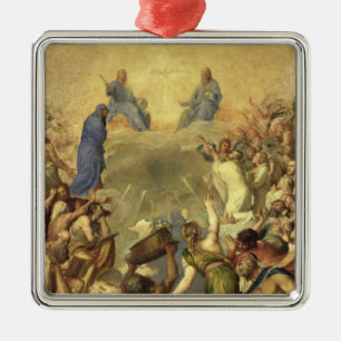 The Holy Trinity, 1553/54 (oil on canvas) Metal Tree Decoration