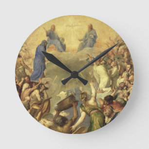 The Holy Trinity, 1553/54 (oil on canvas) Round Clock