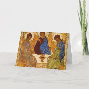 The Holy Trinity By Andrei Rublev Card