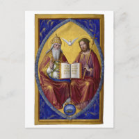 The Holy Trinity by Jean Bourdichon circa 1508