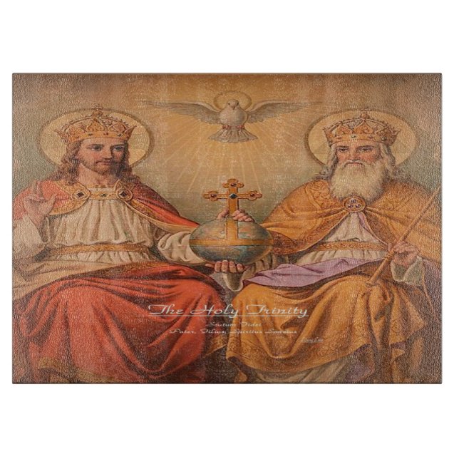 The Holy Trinity Cutting Board (Front)