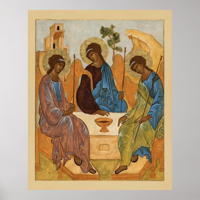 The Holy Trinity Icon Poster (Front)