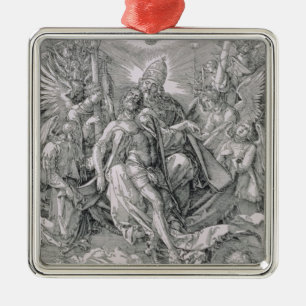 The Holy Trinity, pub. 1511 Metal Tree Decoration