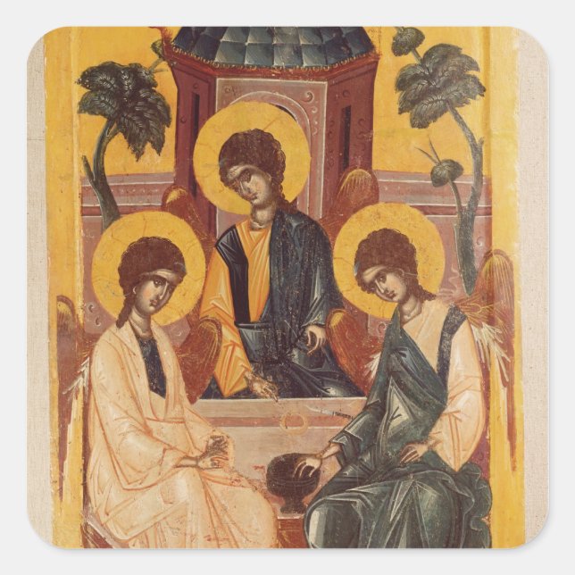 The Holy Trinity Square Sticker (Front)