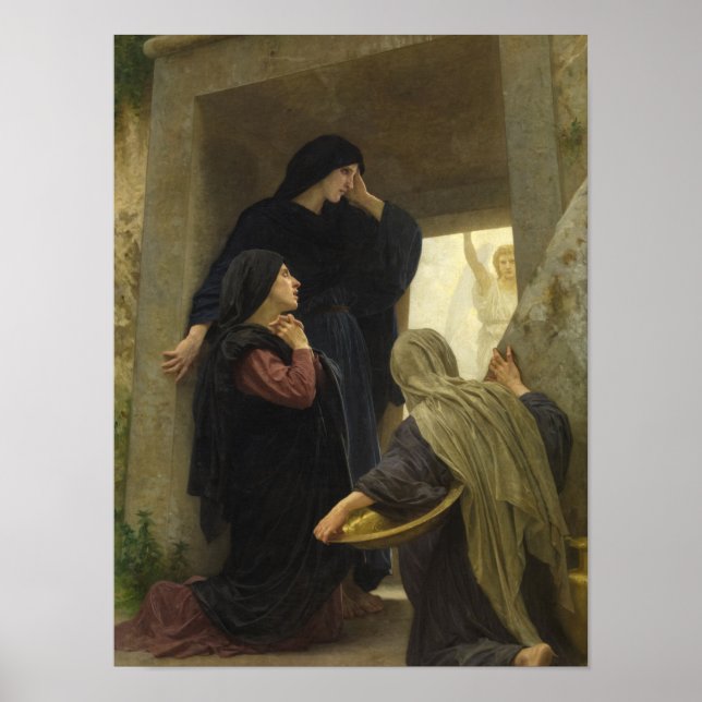 The Holy Women at the Tomb of Christ by Bouguereau Poster (Front)