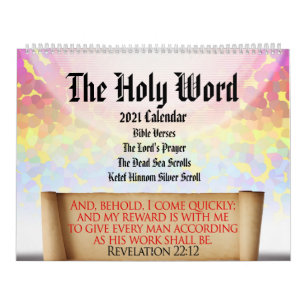 The Holy Word: Christian Scripture Personalised Calendar
