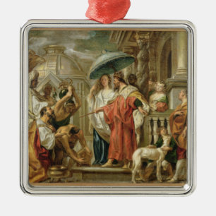 The Homage of Caliph Harun Al-Rashid to Charlemagn Metal Tree Decoration